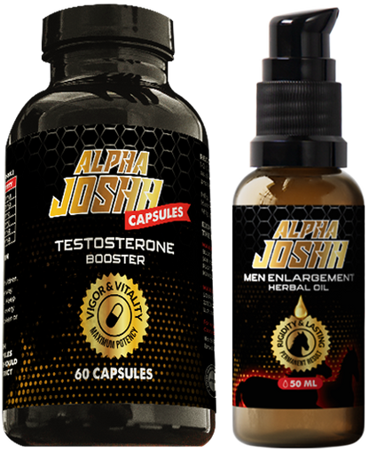 Alpha Joshh Power combo Products Capsule and Oil